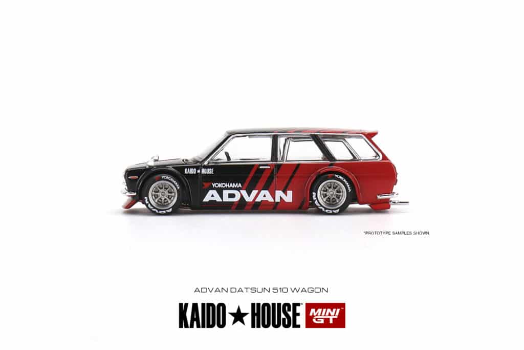 MINI GT 1/64 No.033 Kaido★House x MINI GT Datsun KAIDO 510 Wagon ADVAN RHD KHMG033
