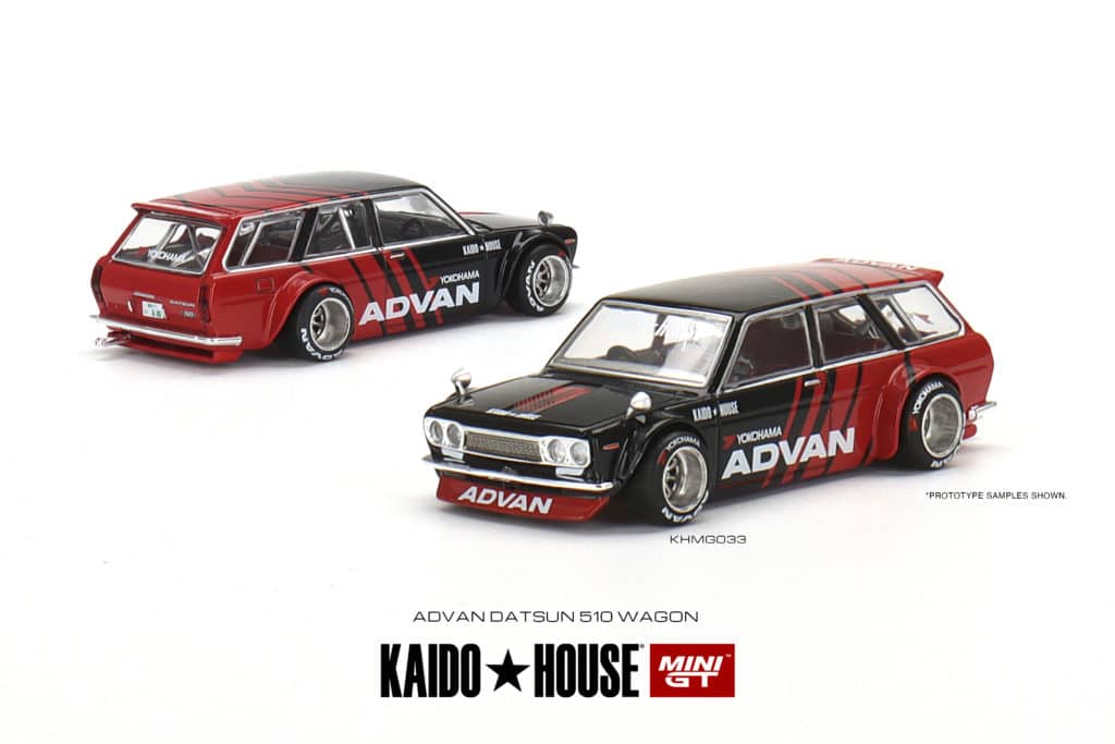 MINI GT 1/64 No.033 Kaido★House x MINI GT Datsun KAIDO 510 Wagon ADVAN RHD KHMG033