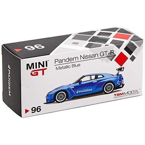 MINI GT 1/64 No.96 Pandem Nissan GT-R (R35) Metallic Blue RHD MGT00096-R