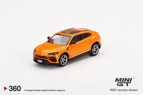 MINI GT 1/64 No.360 Lamborghini Urus Arancio Borealis LHD MGT00360-L