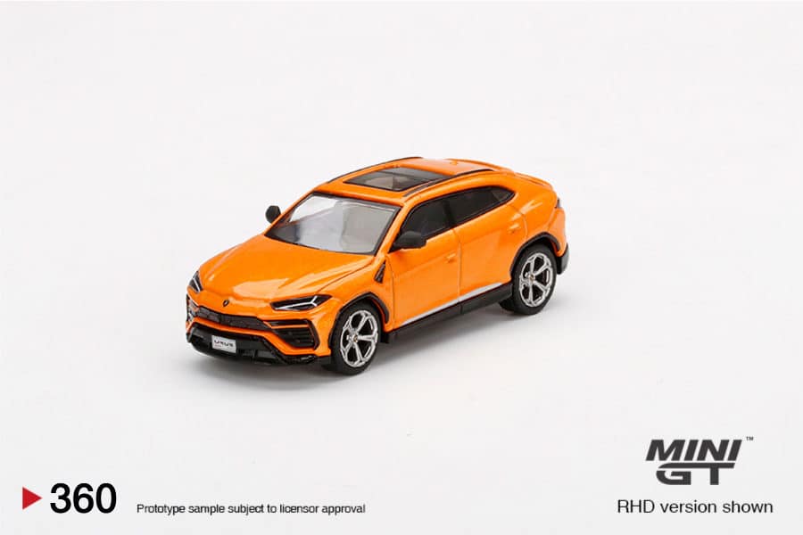 MINI GT 1/64 No.360 Lamborghini Urus Arancio Borealis LHD MGT00360-L