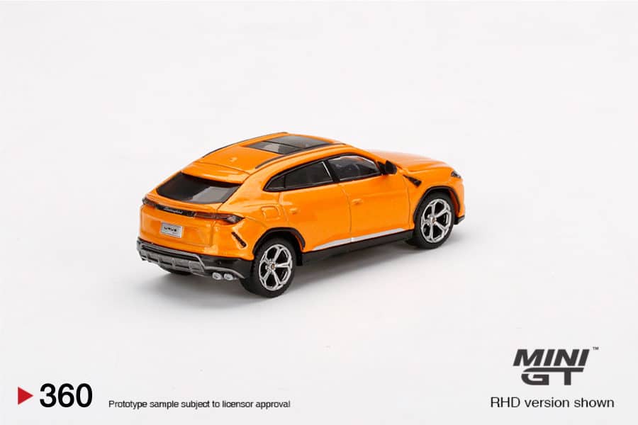 MINI GT 1/64 No.360 Lamborghini Urus Arancio Borealis LHD MGT00360-L