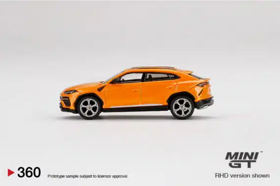 MINI GT 1/64 No.360 Lamborghini Urus Arancio Borealis LHD MGT00360-L