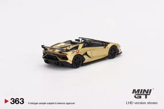 MINI GT 1/64 No.363 Lamborghini Aventador SVJ Roadster Oro Elios LHD MGT00363-L