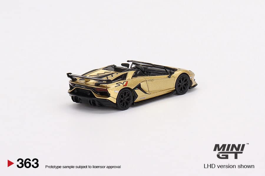 MINI GT 1/64 No.363 Lamborghini Aventador SVJ Roadster Oro Elios LHD MGT00363-L