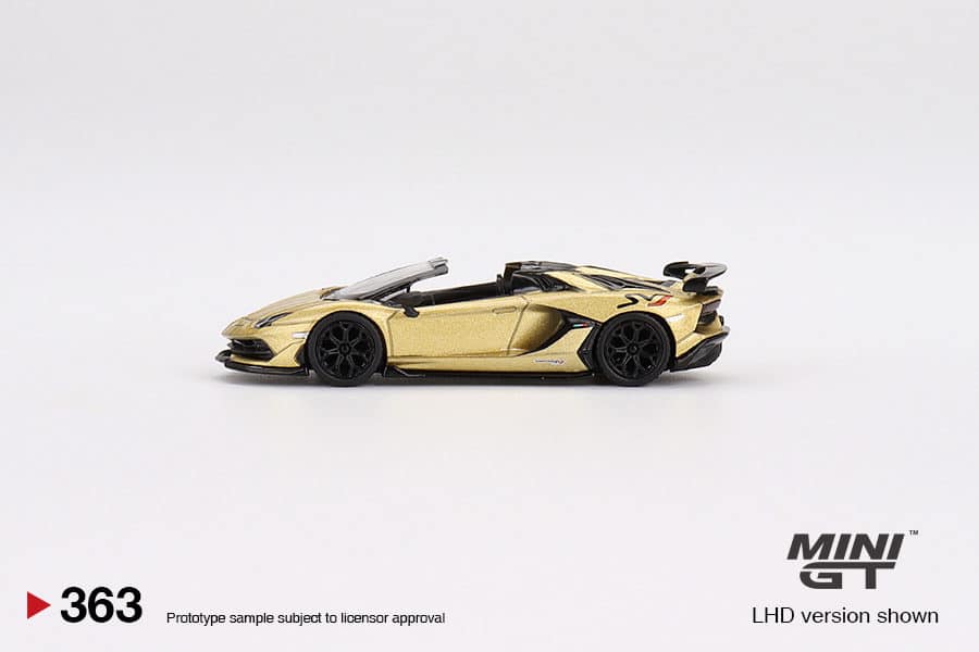 MINI GT 1/64 No.363 Lamborghini Aventador SVJ Roadster Oro Elios LHD MGT00363-L