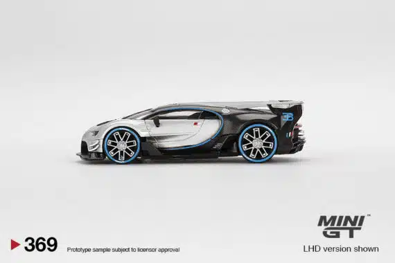 MINI GT 1/64 No.369 Bugatti Vision Gran Turismo Silver LHD MGT000369-L