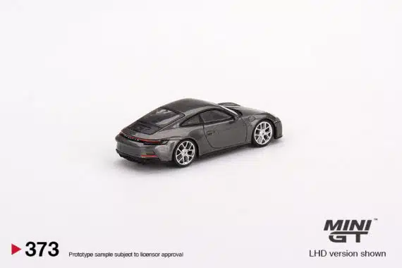 MINI GT 1/64 No.373 miJo Exclusives Porsche 911 (992) GT3 Touring Agate Grey Metallic LHD MGT00373-MJ (แพ็คแขวน)