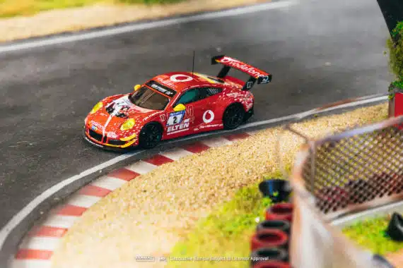 Tarmac Works 1/64 HOBBY64 Porsche 911 GT3 R, Nürburgring 24h 2018, M. Böckmann / S. Jans / L. Luhr / J-E. Slooten