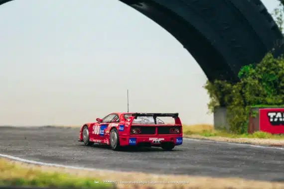 Tarmac Works 1/64 HOBBY64 Ferrari F40 LM, Topeka 2 Hours 1990, J.L. Schlesser / J.P. Jabouille