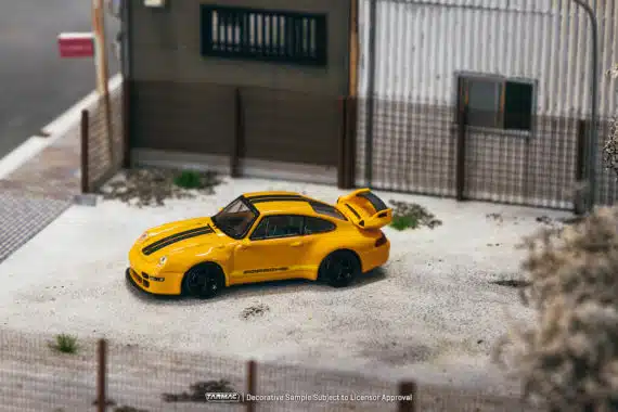 Tarmac Works 1/64 HOBBY64 993 Remastered By Gunther Werks, Yellow