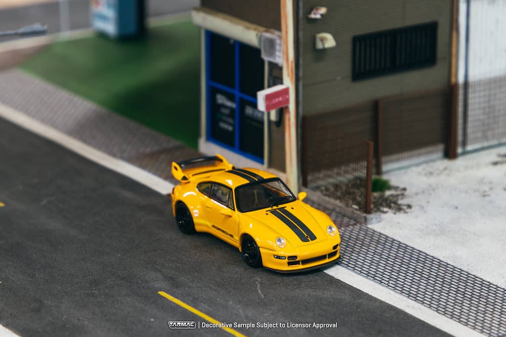 Tarmac Works 1/64 HOBBY64 993 Remastered By Gunther Werks, Yellow