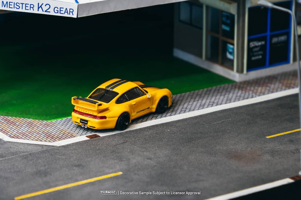 Tarmac Works 1/64 HOBBY64 993 Remastered By Gunther Werks, Yellow