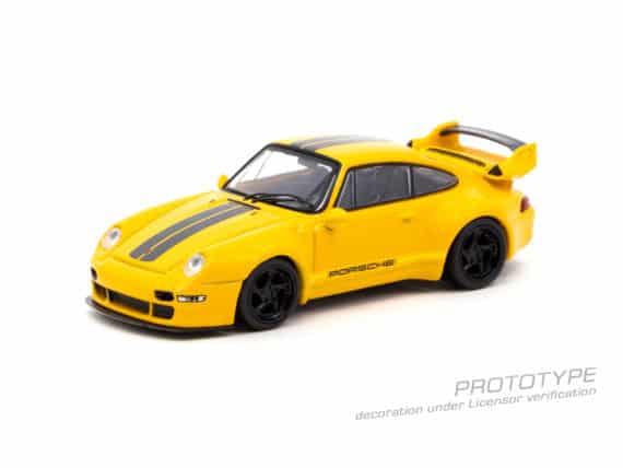 Tarmac Works 1/64 HOBBY64 993 Remastered By Gunther Werks, Yellow