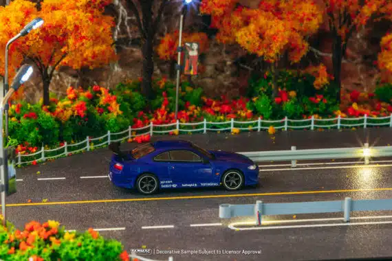 [Pre-Order] Tarmac Works 1/64 GLOBAL64 VERTEX Nissan Silvia S15 Blue Metallic