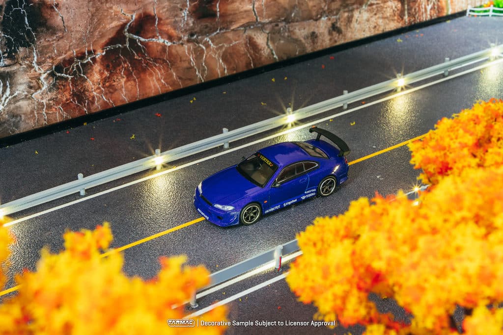 [Pre-Order] Tarmac Works 1/64 GLOBAL64 VERTEX Nissan Silvia S15 Blue Metallic
