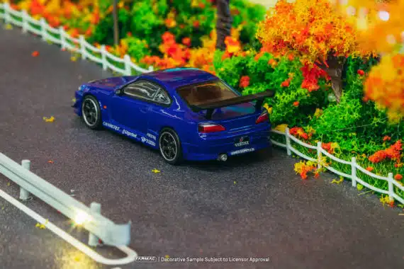 [Pre-Order] Tarmac Works 1/64 GLOBAL64 VERTEX Nissan Silvia S15 Blue Metallic