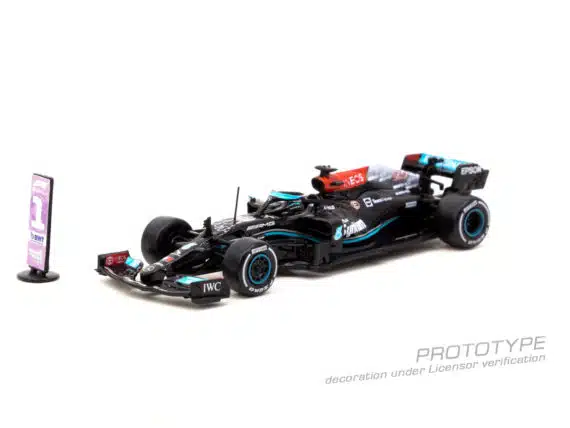 Tarmac Works 1/64 GLOBAL64 Mercedes-AMG F1 W12 E Performance São Paulo Grand Prix 2021 Winner Lewis Hamilton