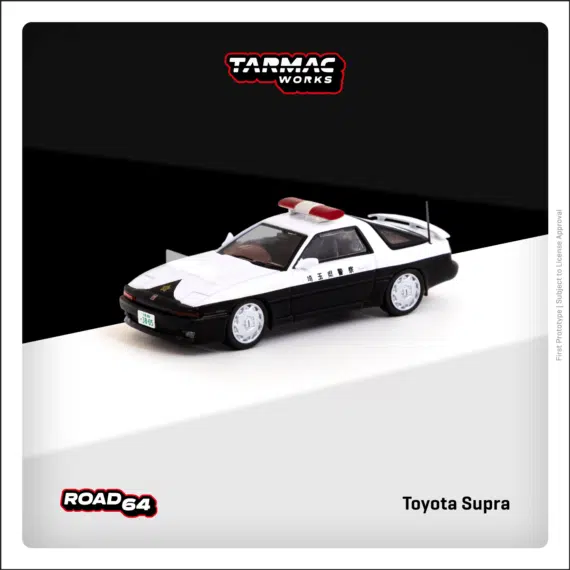 Tarmac Works 1/64 ROAD64 Toyota Supra, Japan Police Car