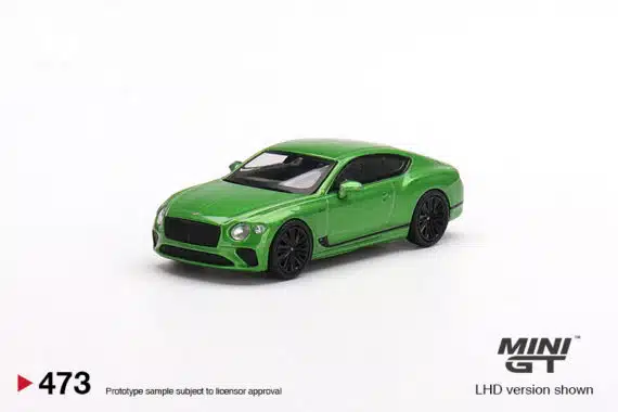 MINI GT 1/64 No.473 Bentley Continental GT Speed 2022 Apple Green RHD MGT00473-R