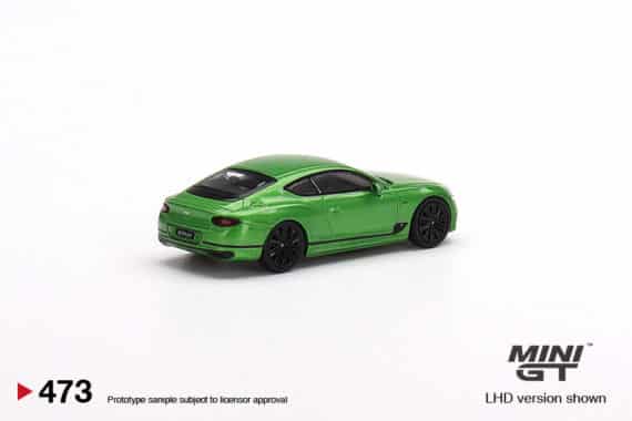 MINI GT 1/64 No.473 Bentley Continental GT Speed 2022 Apple Green RHD MGT00473-R