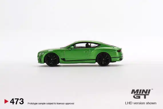 MINI GT 1/64 No.473 Bentley Continental GT Speed 2022 Apple Green RHD MGT00473-R