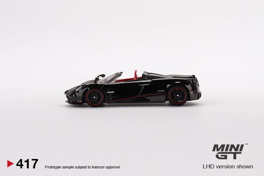 MINI GT No.417 Pagani Huayra Roadster Black RHD MGT00417-R