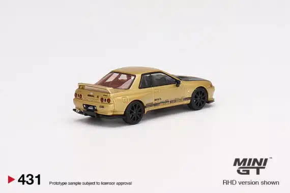 MINI GT 1/64 No.431 Top Secret Nissan Skyline GT-R VR32 Top Secret Gold - Japan Exclusive RHD MGT00431-R