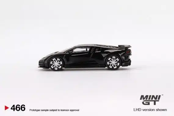 MINI GT No.466 Bugatti Centodieci Black LHD MGT00466-L