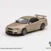 MINI GT 1/64 No.348 Nissan Skyline GT-R (R34) M-Spec Silica Breath RHD MGT00348-R