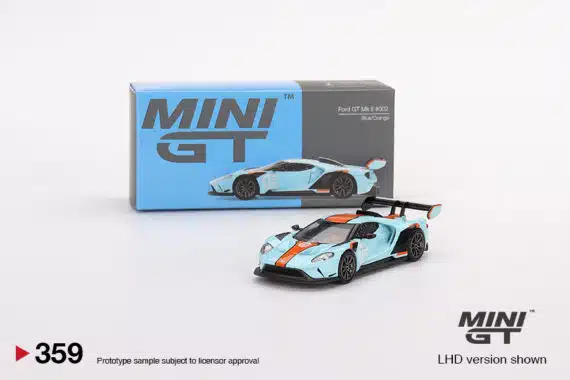 MINI GT 1/64 No.359 Ford GT MK II #002 Blue/Orange LHD MGT00359-L