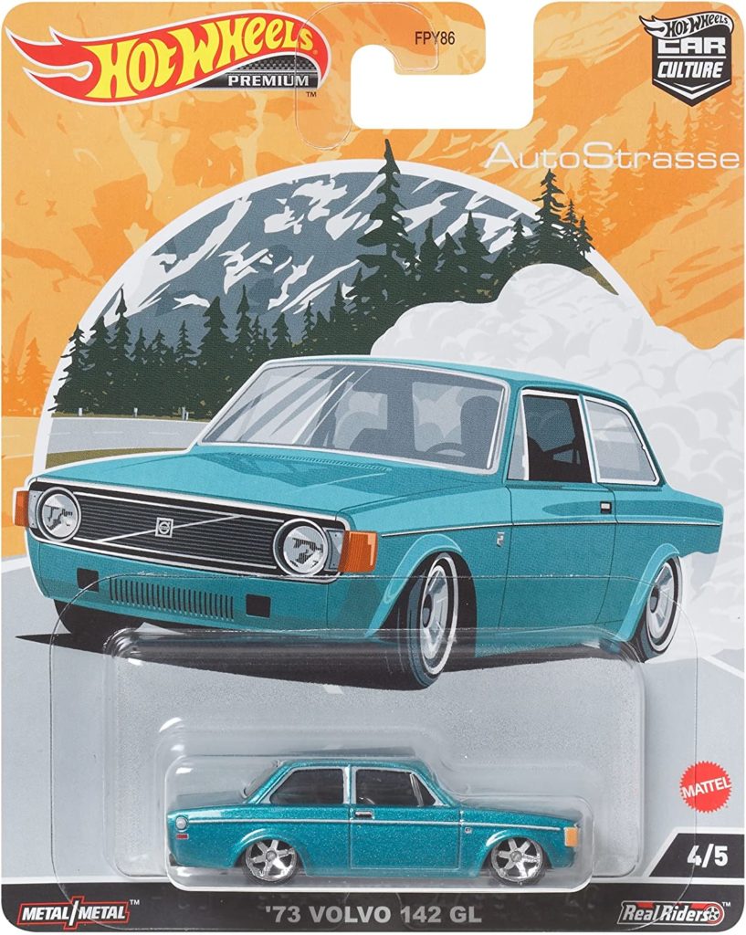 Hot Wheels Premium Car Culture Auto Strasse '73 Volvo 142 GL HCJ87