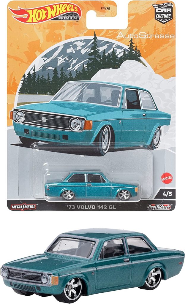 Hot Wheels Premium Car Culture Auto Strasse '73 Volvo 142 GL HCJ87