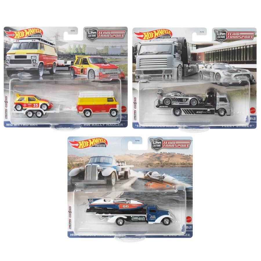 Hot Wheels Premium Car Culture Team Transport '16 Mercedes-AMG GT3 Fleet Street HCR39
