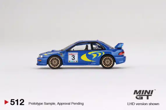 MINI GT No.512 Subaru Impreza WRC97 1997 Rally Sanremo Winner #3 MGT00512-L