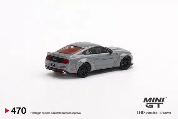 MINI GT 1/64 No.470 Ford Mustang GT LB-Works Grey RHD MGT00470-R