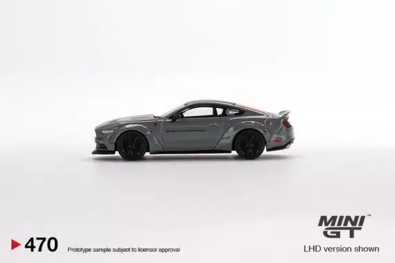 MINI GT 1/64 No.470 Ford Mustang GT LB-Works Grey RHD MGT00470-R