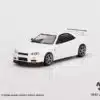 MINI GT 1/64 No.397 Nissan Skyline GT-R (R34) V-Spec N1 White RHD MGT00397-R