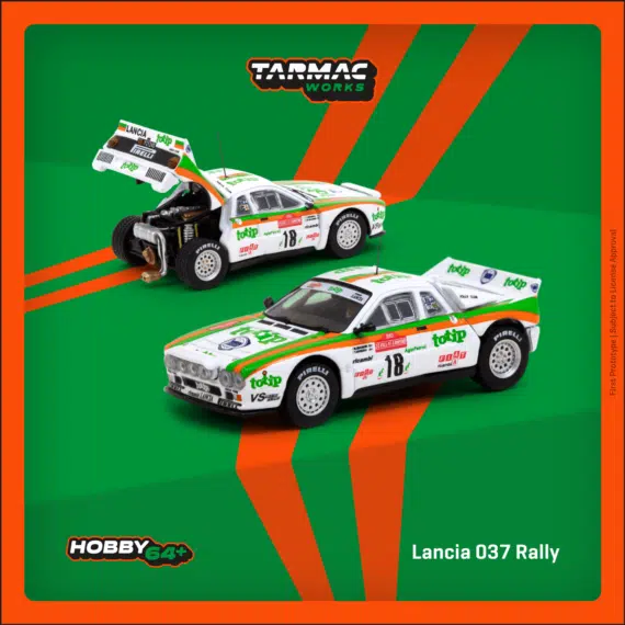 Tarmac Works 1/64 HOBBY64 Lancia 037 Rally Rallye Sanremo 1983 M.Biasion / T.Siviero