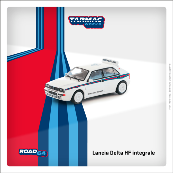 Tarmac Works 1/64 ROAD64 Lancia Delta HF integrale Martini 6
