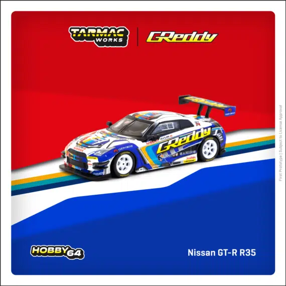 Tarmac Works 1/64 HOBBY64 Nissan GT-R R35 TRUST e-Racing