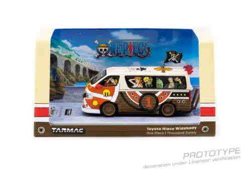 Tarmac Works 1/64 HOBBY64 Tarmac Works x One Piece Toyota Hiace Widebody One Piece Thousand Sunny