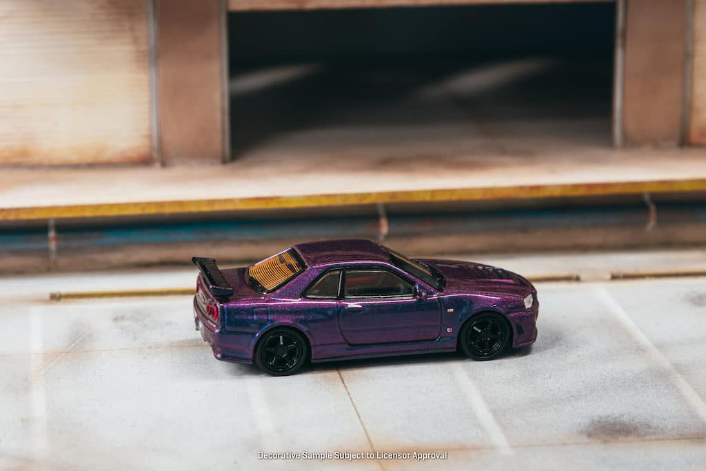 Tarmac Works 1/64 COLLAB64 Nissan Skyline GT-R (R34) Z-tune Midnight Purple III
