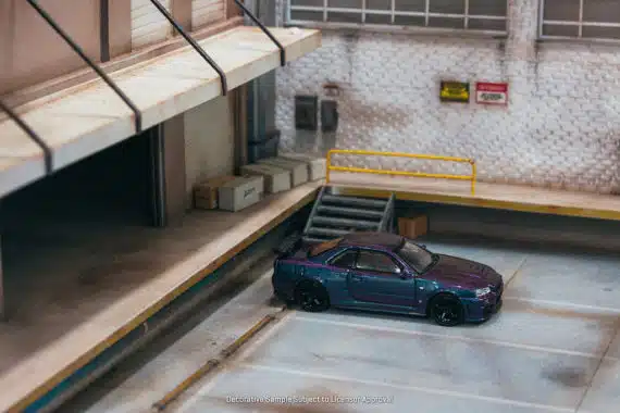Tarmac Works 1/64 COLLAB64 Nissan Skyline GT-R (R34) Z-tune Midnight Purple III