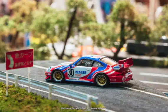 Tarmac Works 1/64 COLLAB64 Porsche 911 GT2 Sohgo-Keibi #30