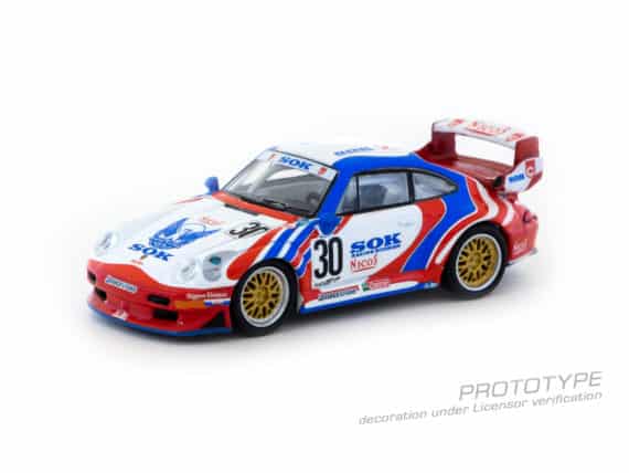 Tarmac Works 1/64 COLLAB64 Porsche 911 GT2 Sohgo-Keibi #30