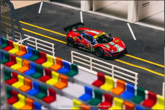 Tarmac Works 1/64 HOBBY64 Ferrari 488 GTE 24h of Le Mans 2020 M. Molina