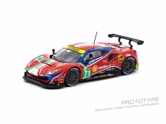 Tarmac Works 1/64 HOBBY64 Ferrari 488 GTE 24h of Le Mans 2020 M. Molina
