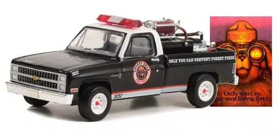 Greenlight 1/64 Smokey Bear Series 2 - 1982 Chevrolet C20 38040-C