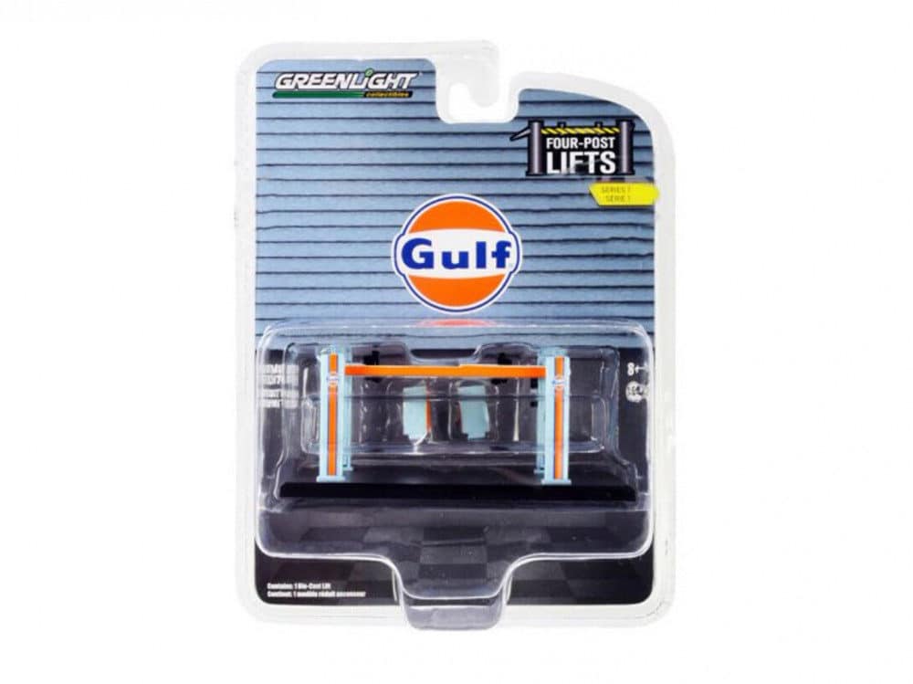Greenlight 1/64 Four-Post Lifts Series 1 Gulf 16100-B